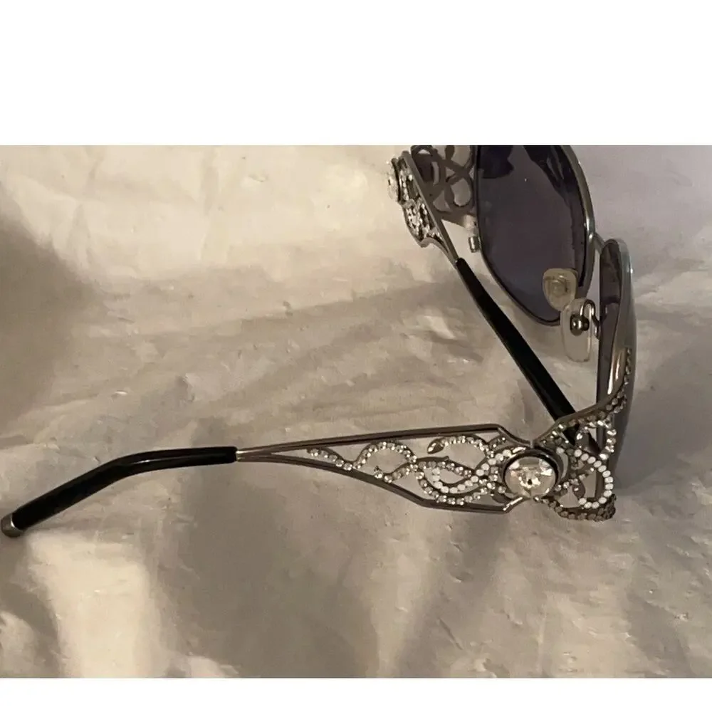 Jimmy Crystal New York Gl1064 Swarovski Crystals Sunglasses w/Case